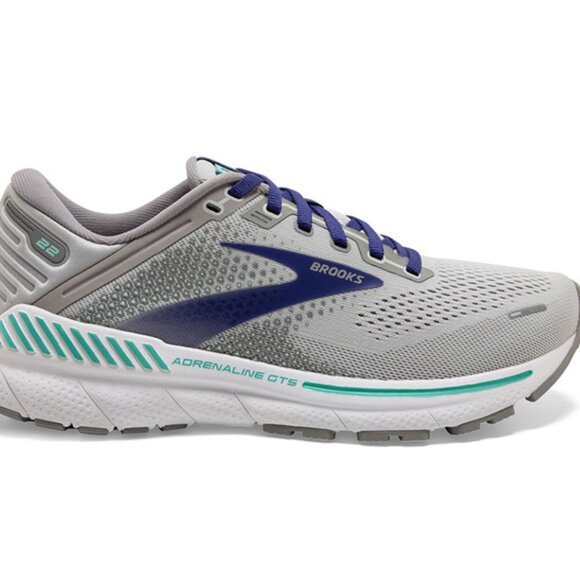 Brooks Shoes - New Brooks Womens ADRENALINE GTS 22 Running Shoes Alloy Blue Green Size 9.5 Wide